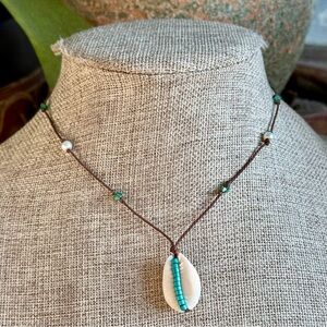 Boho Cowrie Shell Choker